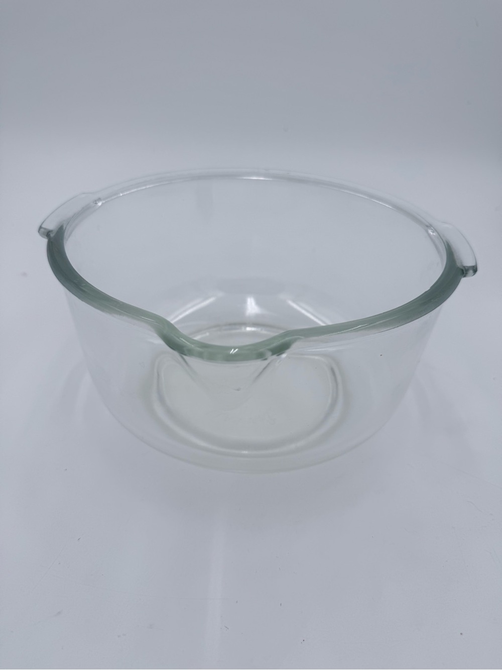 GLASBAKE For Sunbeam Mixing Bowl 9" Spout & Handles #7 CLEAR